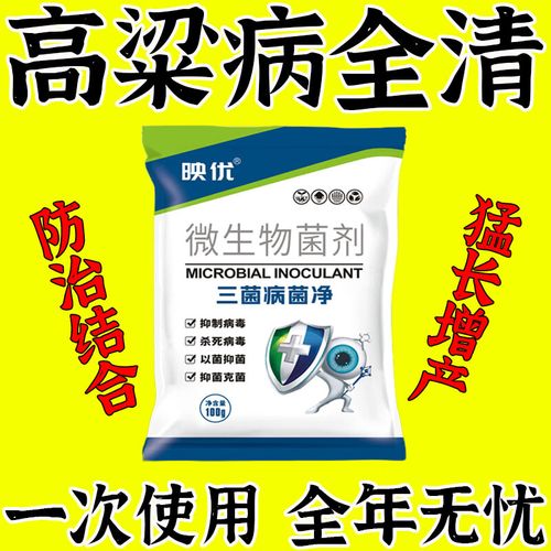 高粱病黑穗病红叶病根腐病黑穗病紫斑病立枯病专用微生物肥料 高粱